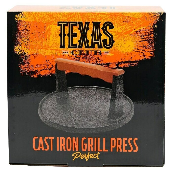 Texas Club Stiskalnica za hamburger  (Lito železo) | 8315 - Grill-Zubehör Marke | ICGB - Grillzubehör | ICG - Grillgeräte / Grillzubehör | IC - Freizeit im Garten | I - Stadtgarten | BAUHAUS