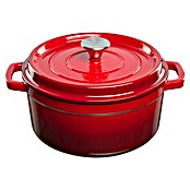 Posoda za peko s pokrovom  (26 cm, Lito železo, Rdeča) | 8315 - Grill-Zubehör Marke | ICGB - Grillzubehör | ICG - Grillgeräte / Grillzubehör | IC - Freizeit im Garten | I - Stadtgarten | BAUHAUS