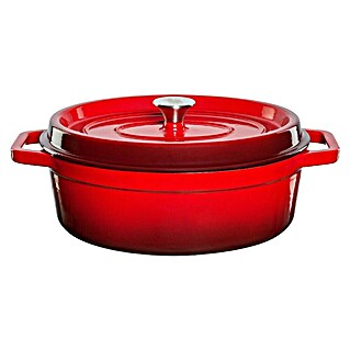 Posuda za pripremu hrane (Lijevano željezo, 40 cm, Crvena)