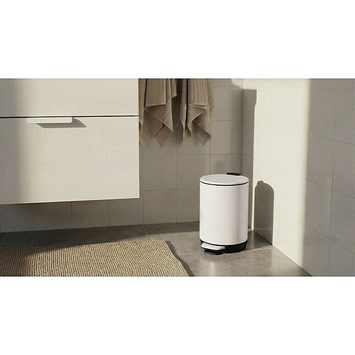 Camargue Kosmetikeimer (3 l, Kunststoff, Mattweiß) | BAUHAUS