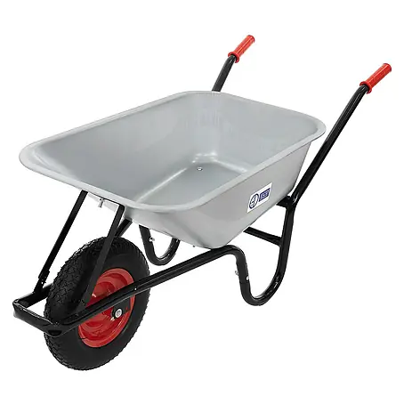 ECD Germany  Gartenschubkarre Transportkarre für Garten 100L mit Metallfelge