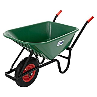 ECD Germany Gartenschubkarre Transportkarre für Garten 100L mit Metallfelge (Material Wanne: Stahl)