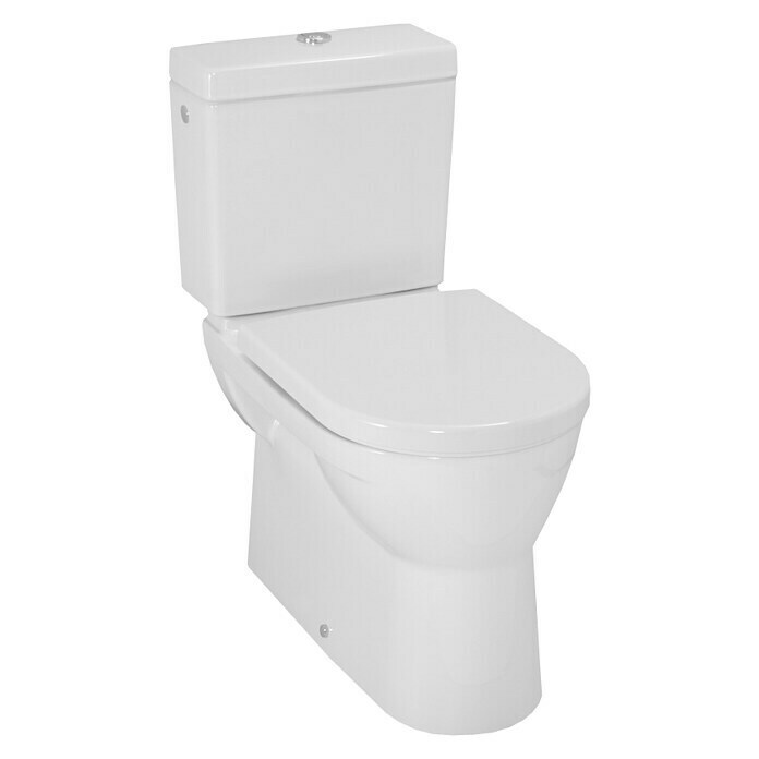 Laufen Pro Stand-WC (Ohne Spülkasten und WC-Sitz, Flachspüler, Senkrecht/Waagerecht, Weiß)