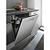 Küchenzeile Laura (Breite: 270 cm, Mit Elektrogeräten, Weiß Hochglanz)