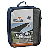 Nesling Sonnensegel (L x B: 360 x 360 cm, Grau, Dreieckig)