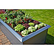 Gardol Hochbeet mit Schneckenkante (L x B x H: 200 x 100 x 76 cm, Stahlblech, Anthrazit)