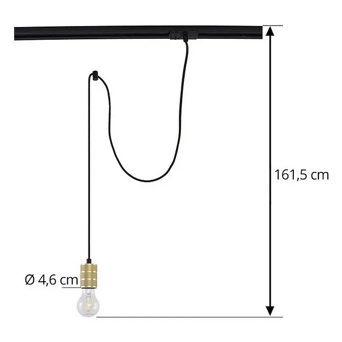 Lindby LED-Spannseilsystem Linaro - messing / gold