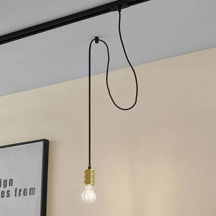 Lindby LED-Spannseilsystem Linaro - messing / gold