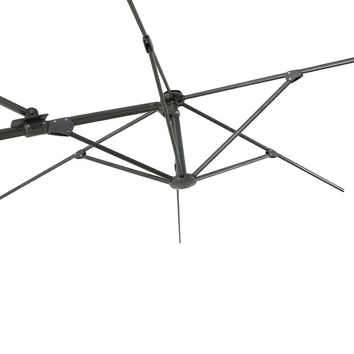 Sunfun Ampelschirmgestell (L x B: 200 x 250 cm, Aluminium, Rechteckig)