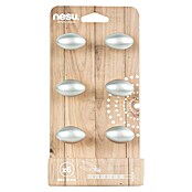 Nesu Tirador para muebles 4617 6 uds. (L x An x Al: 34 x 20 x 24 mm, Acero, Mate)