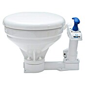 Albin Pump Bordtoilette manuell Comfort (L x B x H: 46 x 47 x 33,5 cm, Spülsystem: Manuelle Wasserspülung, Weiß)