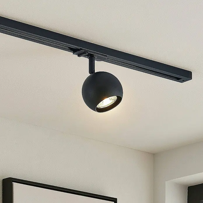 Lindby LED-Spannseilsystem Linaro - schwarz, schwarz