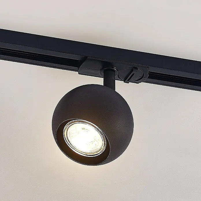 Lindby LED-Spannseilsystem Linaro - schwarz, schwarz