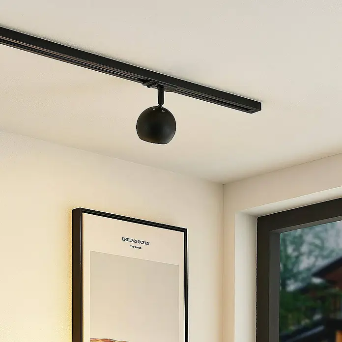 Lindby LED-Spannseilsystem Linaro - schwarz, schwarz