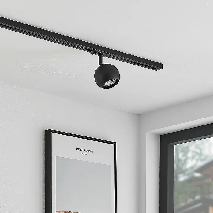 Lindby LED-Spannseilsystem Linaro - schwarz, schwarz