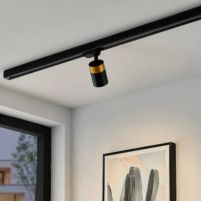 Arcchio LED-Spannseilsystem Nikora - L x B x H: 6 x 6 x 14,3 cm, schwarz, schwarz