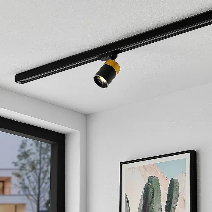 Arcchio LED-Spannseilsystem Nikora - L x B x H: 6 x 6 x 14,3 cm, schwarz, schwarz