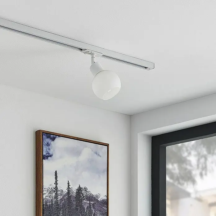 Lindby LED-Spannseilsystem Linaro - weiß / opal, weiß / opal