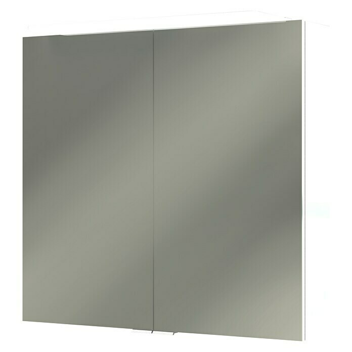 Camargue LED-Spiegelschrank Vela (B x H: 72 x 68,5 cm, Mit Beleuchtung, MDF, Weiß)