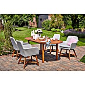 Sunfun Diana Vrtni stol (D x Š: 150 x 90 cm, Bagrem, Smeđa, Može se skinuti)