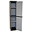 Kunststoffschrank (L x B x H: 39,5 x 34 x 168 cm, Traglast: 25 kg/Boden)