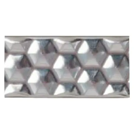 Perfil en U decorativo 3D Hexágonos
