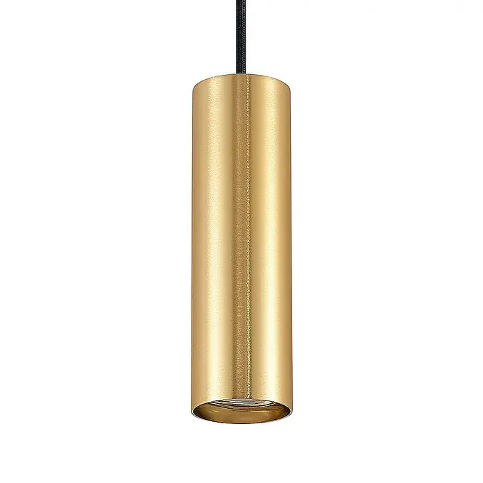 Lindby LED-Spannseilsystem Linaro - L x B x H: 6 x 6 x 20 cm, schwarz, messing / gold