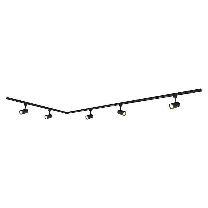 Prios LED-Spannseilsystem Jorell - L x B x H: 300 x 5,5 x 16 cm, schwarz, schwarz