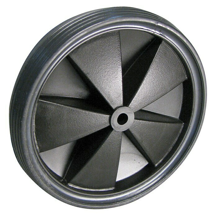 Dörner & Helmer Leichtes Rad (Durchmesser: 150 mm, Traglast: 25 kg, Gleitlager, Rillenprofil)
