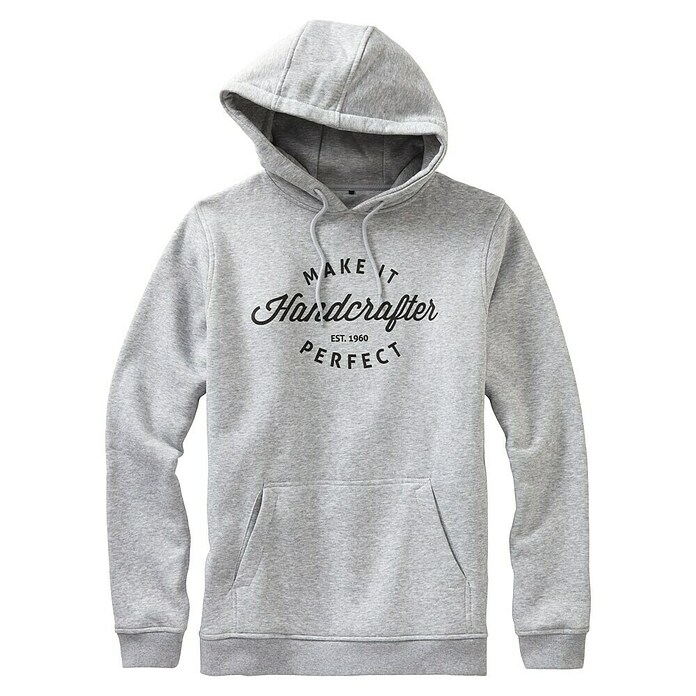 Kapuzenpullover Handcrafter (XXL, Grau)