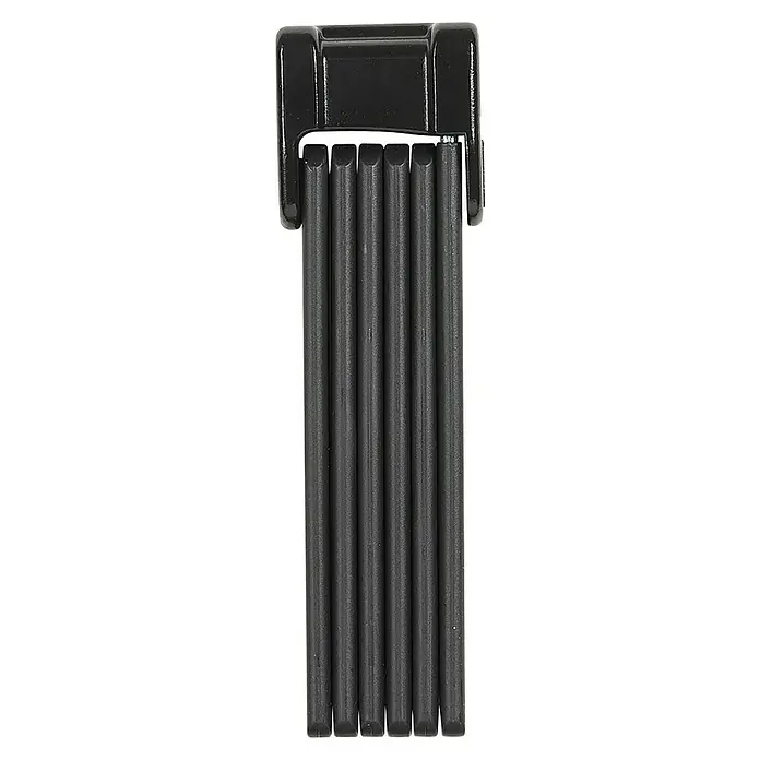 Abus Faltschloss FD Lock 9501 - Länge: 90 cm - Bild eines schwarzen Satzes Inbusschlüssel mit Klappfunktion, kompakt und vielseitig für verschiedene Schraubarbeiten.