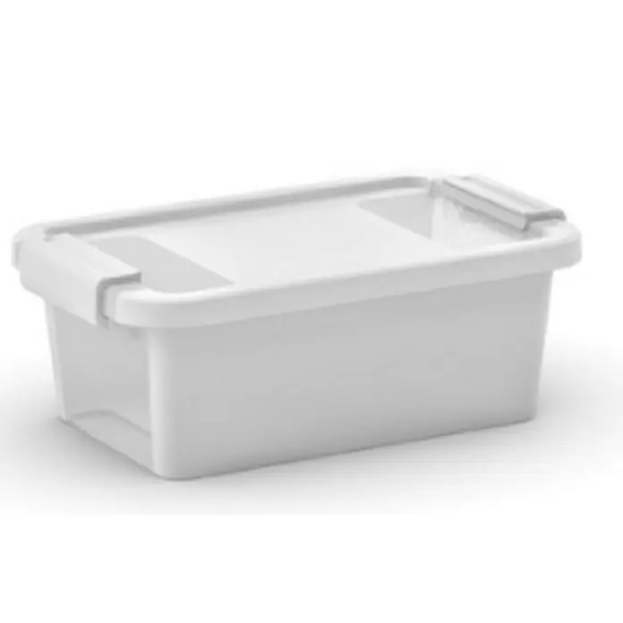 Proregal Aufbewahrungsbox-Set SuperSparSet 10x STORAGE mit Deckel - Kunststoff, Weiß, 10 Stk.