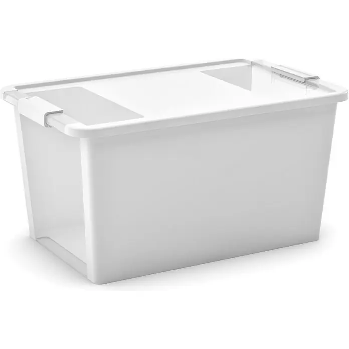 Proregal Aufbewahrungsbox-Set SuperSparSet 5x STORAGE mit Deckel - Kunststoff, Weiß, 5 Stk.
