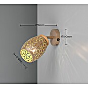 Reality Leuchten Bidar Wandlamp Bidar (Koffie, E14, Diameter: 12 cm) | BAUHAUS