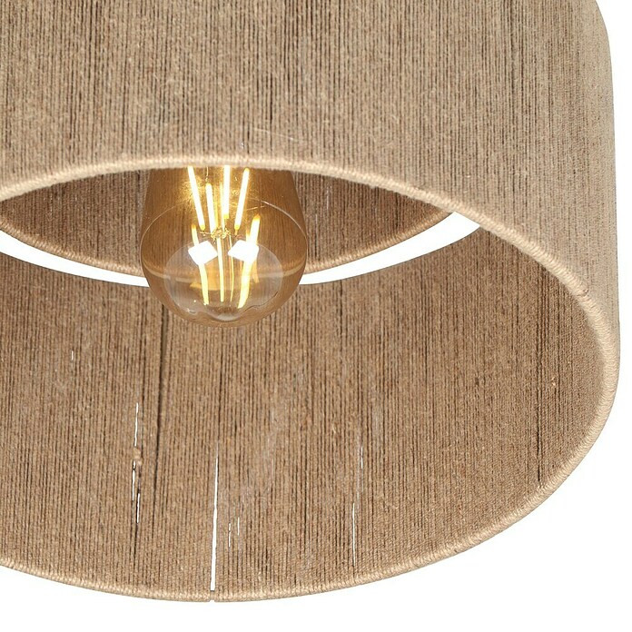 Trio Lighting Plafondlamp Smilla (Bruin, Ø x h: 30 x 23 cm, E27) | BAUHAUS