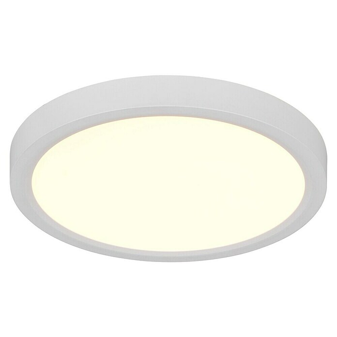 Trio Lighting Plafondlamp, rond Draco (18 W, Ø x h: 23 cm x 26 mm, Wit) | BAUHAUS