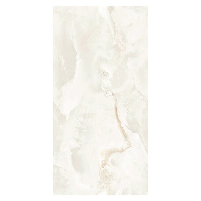 Momastela Feinsteinzeugfliese Continua Onyx Ivory (120 x 60 cm, Beige, Hochglänzend) | BAUHAUS