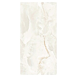 Momastela Feinsteinzeugfliese Continua Onyx Ivory (120 x 60 cm, Beige, Hochglänzend)