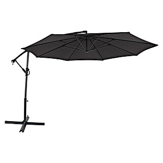 Sunfun Zweefparasol Toscana (Antraciet, Diameter bekleding: 350 cm)