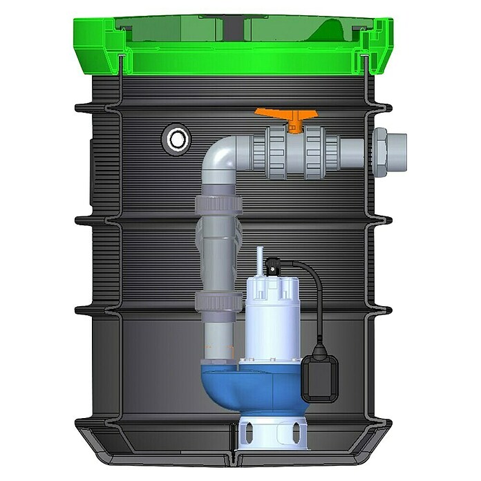 Roto Schmutzwasserpumpe Ropump DN 600 Pentax DG102TG (L x B x H: 600 x 600 x 1 000 mm) | BAUHAUS