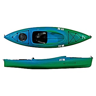 Roto Kajak Fit 96 (L x B: 2 900 x 760 mm, Geeignet für: 1 Person, Türkis, Kunststoff)
