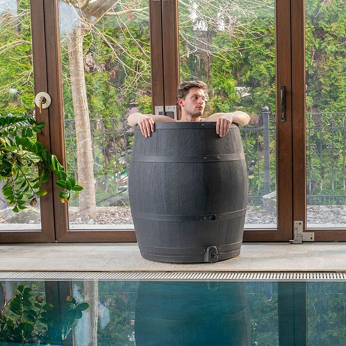 Roto Eistonne (Schwarz, Fassungsvermögen: 350 l) | BAUHAUS