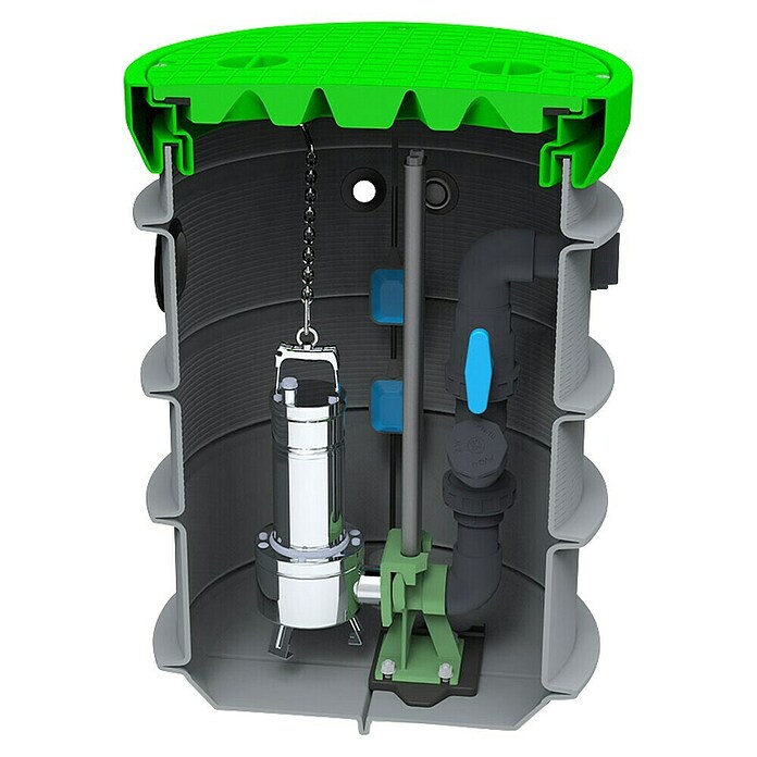 Roto Schmutzwasserpumpe RopumpDN 600 Feka VS 750 (Max. Fördermenge: 400 l/h) | BAUHAUS