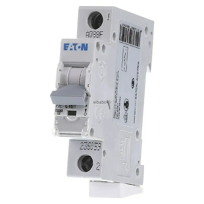 Eaton Leitungsschutzschalter xPole PXL-C16/1 - C, 16 A, Polanzahl: 1 Stk. - Ein Eaton PXL-C16/1 Leitungsschutzschalter ist abgebildet. Er bietet Schutz vor Überlast und Kurzschlüssen in elektrischen Anlagen.