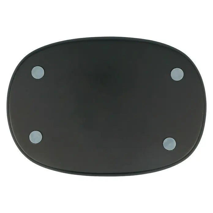 Venus Flakoni Seifenschale - Schwarz, Polyresin - Schwarze, ovale Servierplatte mit vier Füßen. Ideal zum Servieren von Speisen und Getränken.