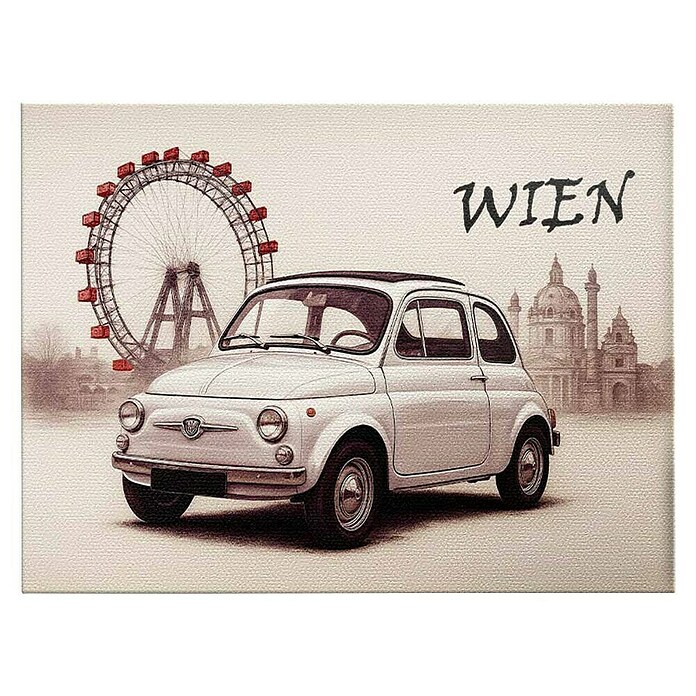 Dotcomcanvas Decopanel Vintage (Wien, B x H: 60 x 80 cm, MDF) | BAUHAUS
