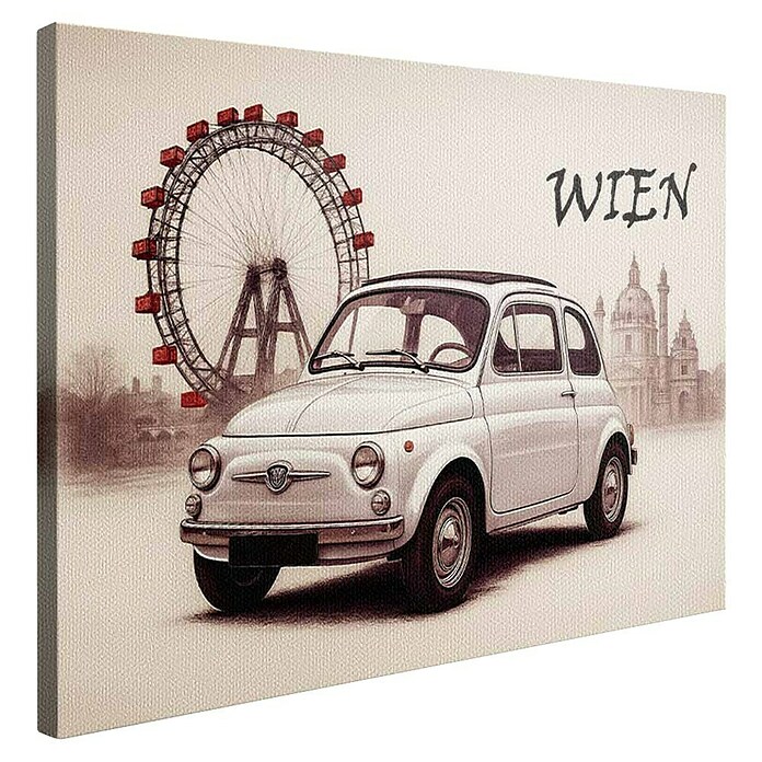Dotcomcanvas Decopanel Vintage (Wien, B x H: 60 x 80 cm, MDF) | BAUHAUS