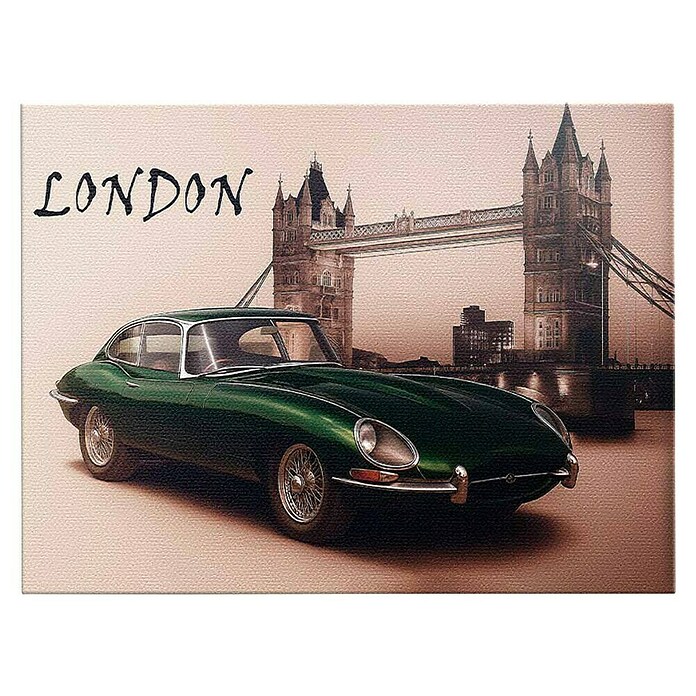 Dotcomcanvas Decopanel Vintage (London, B x H: 60 x 80 cm, MDF) | BAUHAUS