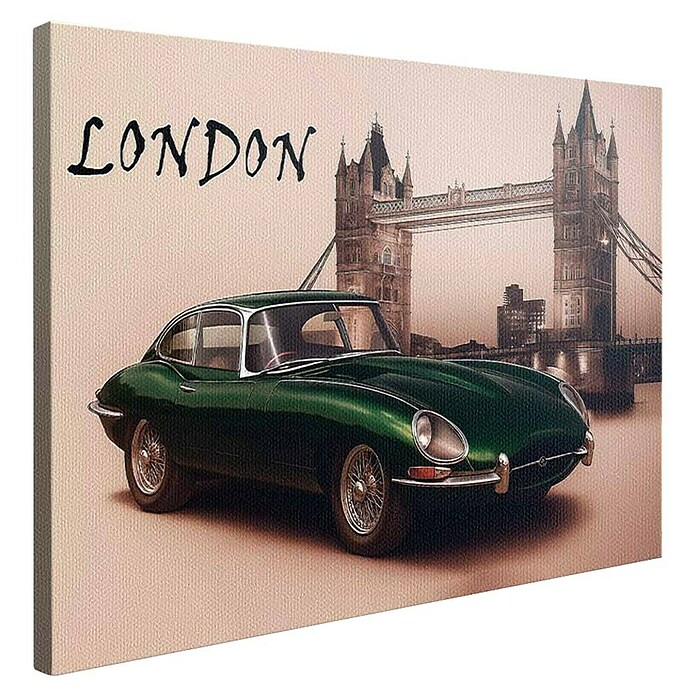 Dotcomcanvas Decopanel Vintage (London, B x H: 60 x 80 cm, MDF) | BAUHAUS