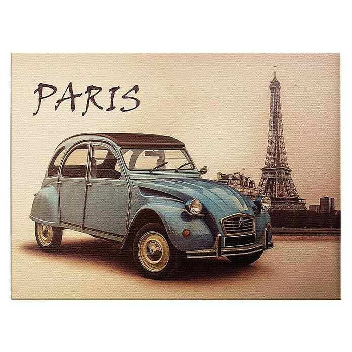 Dotcomcanvas Decopanel Vintage (Paris, B x H: 60 x 80 cm, MDF) | BAUHAUS